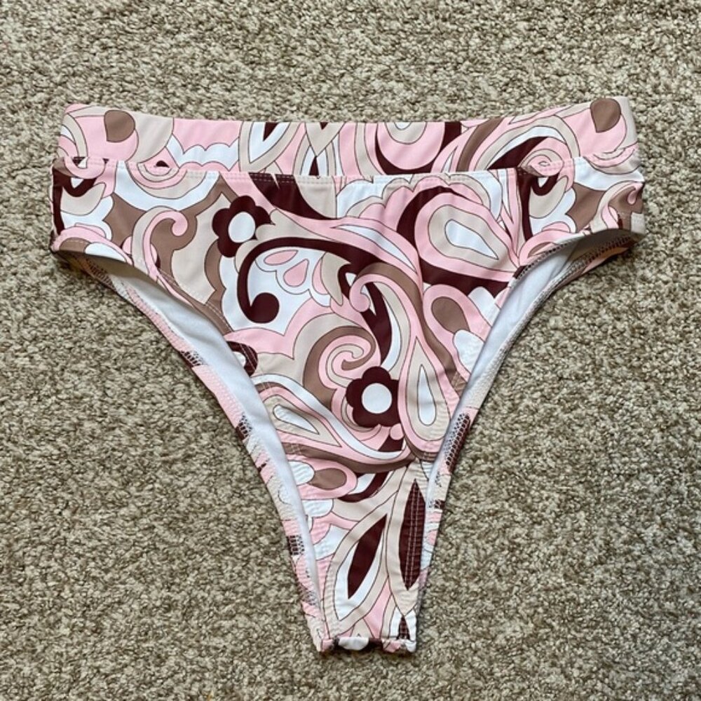 Pink bikini bottoms